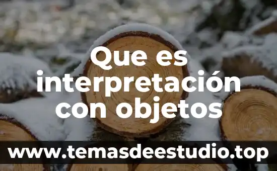 Que es persistencia de objetos 6 Que es interpretación con objetos