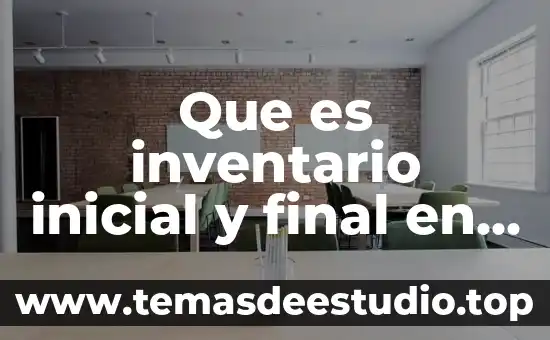 Que es nombre de celda en excel 7 Que es inventario inicial y final en contabilidad