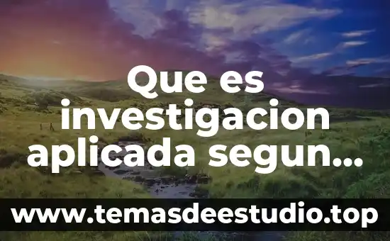 Que es ortoptero diccionario griego 7 Que es investigacion aplicada segun el autor
