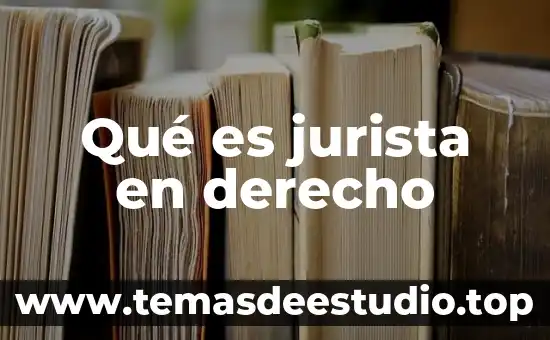 Que considero que es el derecho 3 Qué es jurista en derecho