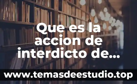 Que es la accion de interdicto de obra peligrosa