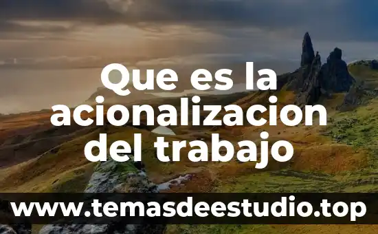 Que es la conclusión de un trabajo de investigacion 3 Que es la acionalizacion del trabajo