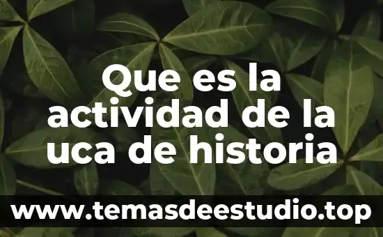 Que es historia de vida segun autores 3 Que es la actividad de la uca de historia