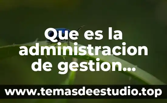 Que es el conocimiento filosofico universidad 8 Que es la administracion de gestion publica