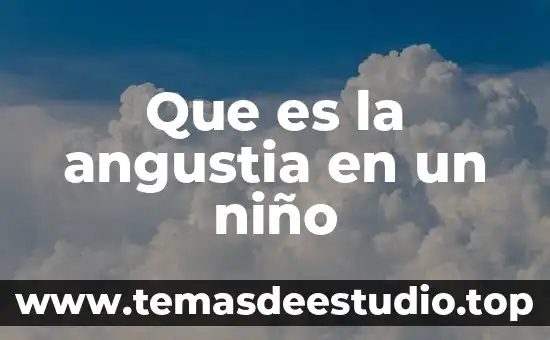 Qué es y cómo funcionan los afores 8 Que es la angustia en un niño