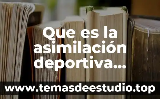 Qué es la tesis integral integradora 5 Que es la asimilación deportiva integral