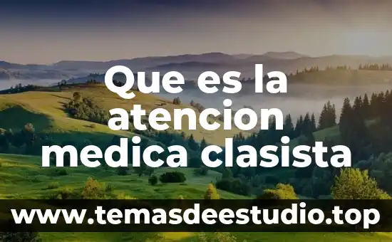 Marcos interpretativos de la cultura que es 8 Que es la atencion medica clasista