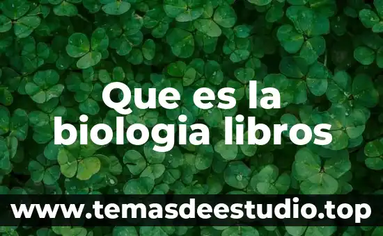Qué es la codificación en biología 4 Que es la biologia libros