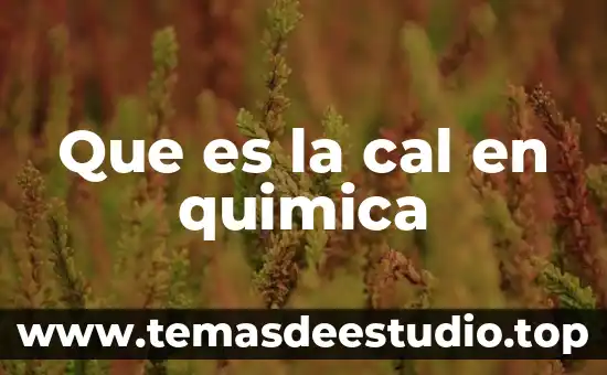 Windows server cal que es 3 Que es la cal en quimica