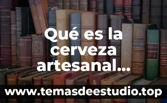 Qué es el proceso de maceración en la cerveza 6 Qué es la cerveza artesanal mexicana