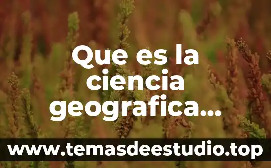 Que es la cultura ubicacion geografica de la cultura maya 4 Que es la ciencia geografica disciplina