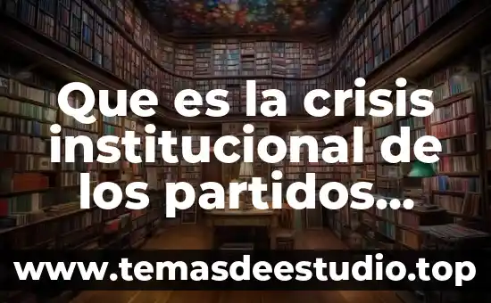 Que es ser little bdsm 7 Que es la crisis institucional de los partidos politicos
