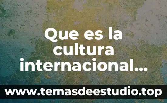 Que es la cultura internacional en alimentacion prezi
