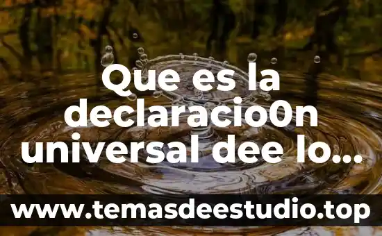 Que es la deteccion de falla computadora 7 Que es la declaracio0n universal dee lo s derechos humanos