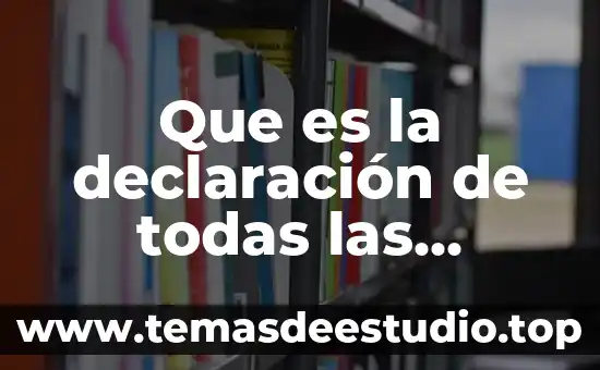 Formas de vida que es 3 Que es la declaración de todas las formas de tolerancia