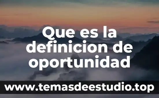 Que es plano carteciono 7 Que es la definicion de oportunidad