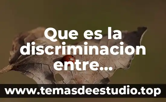 Que es discriminacion concepto 7 Que es la discriminacion entre adolescentes problemas