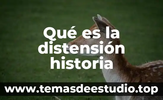 Que es liciencuada en historia 6 Qué es la distensión historia