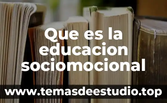 Que es la educacion del arte 7 Que es la educacion sociomocional