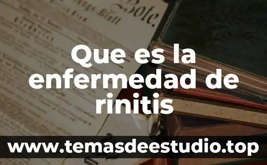 Que es toc enfermedad 6 Que es la enfermedad de rinitis