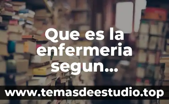 Que es la danza segun la biblia 3 Que es la enfermeria segun ernestine wiedenbach