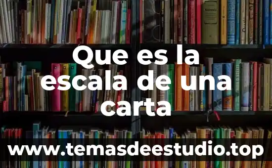 Que es factura y carta factura 3 Que es la escala de una carta