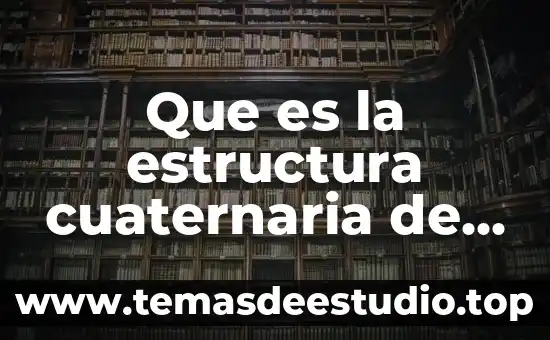 Que es la estructura cuaternaria de la proteina