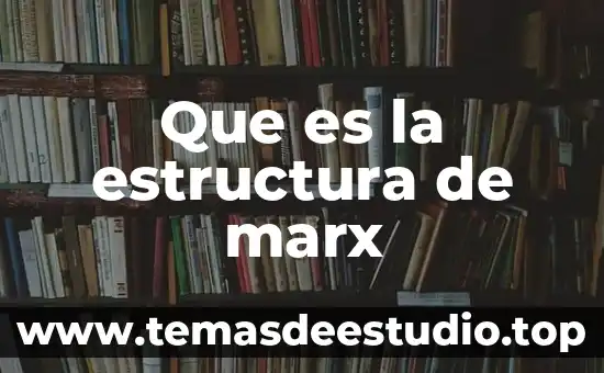 Que es la estructura de marx