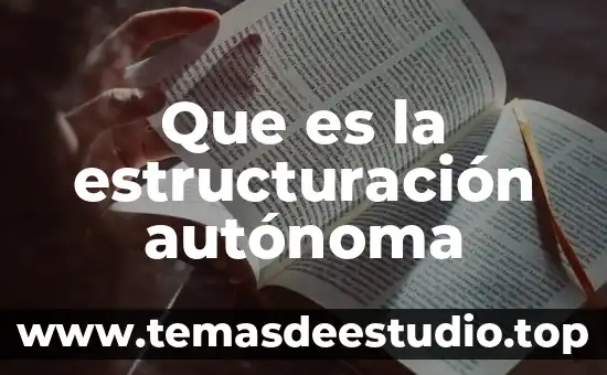 Adquisiciones por extranjeros que es 3 Que es la estructuración autónoma