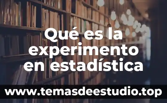 Qué es un desviación estándar en estadística 3 Qué es la experimento en estadística