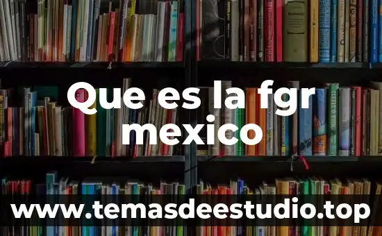Que es sociedad en nombre colectivo en mexico 7 Que es la fgr mexico
