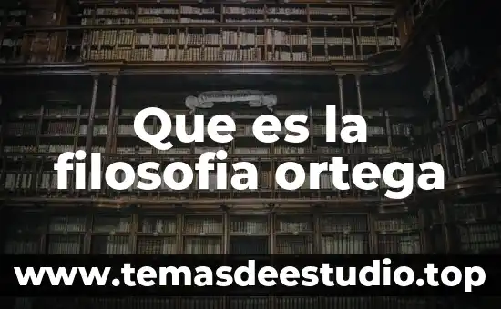 Qué es un logo en filosofía 5 Que es la filosofia ortega