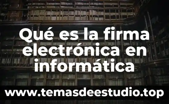 Que es una firma de definicion seguridad informatica 6 Qué es la firma electrónica en informática