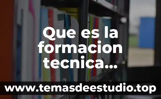 Que es una técnica interpretativa 3 Que es la formacion tecnica profesional