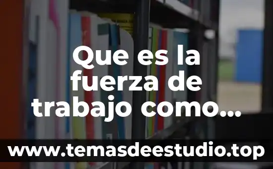 Que es trabajo de estiba 7 Que es la fuerza de trabajo como mercancia