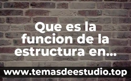 Que es ser autentico en empresa 8 Que es la funcion de la estructura en una empresa