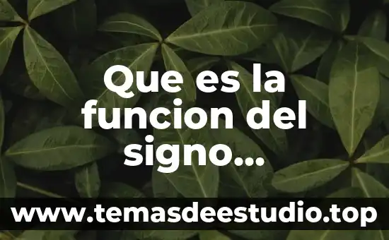 Que es la función contar.si 6 Que es la funcion del signo linguistico