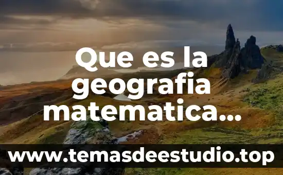 Que es una indeterminacion matemática y cuales son 6 Que es la geografia matematica yahoo