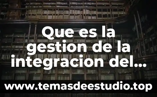 Que es una monografia significado corto 4 Que es la gestion de la integracion del proyecto