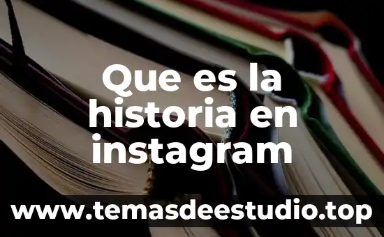 Que es la historia en instagram