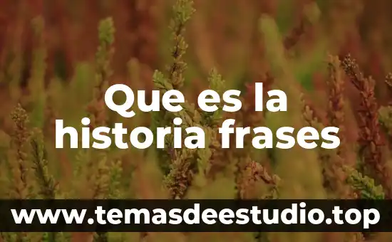Que es ser feliz frases 3 Que es la historia frases