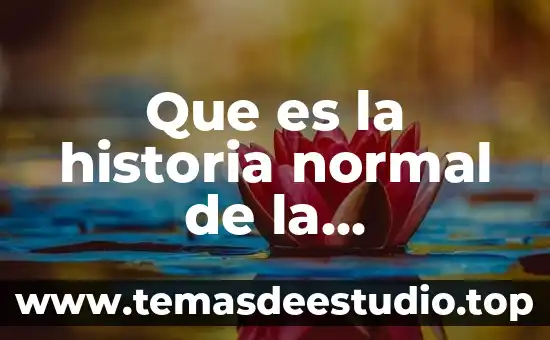 Que es la historia normal de la enfermedad