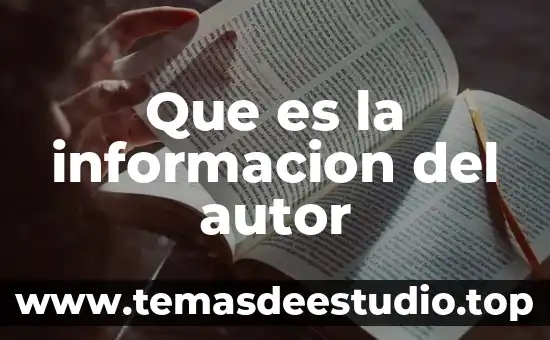 Qué es la teoría matemática de la información 7 Que es la informacion del autor