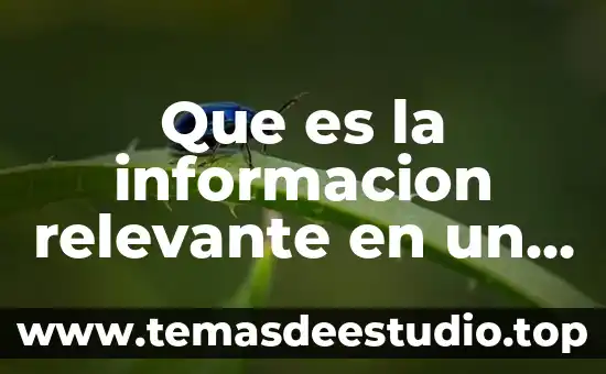 Que es la informacion relevante en un protocolo de investigacion