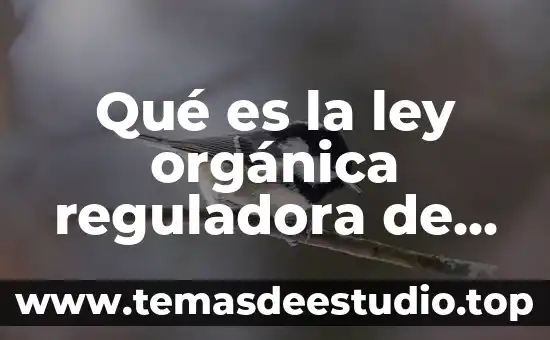 Que es una planta reguladora hidraulica 5 Qué es la ley orgánica reguladora de la asignación