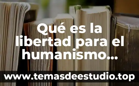 Que es el existencialismo es un humanismo 6 Qué es la libertad para el humanismo italiano