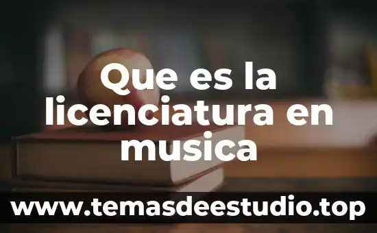 Como explicar que es la musica a niños de preescolar 5 Que es la licenciatura en musica