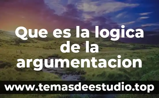 Qué es un concepto de argumentación 5 Que es la logica de la argumentacion