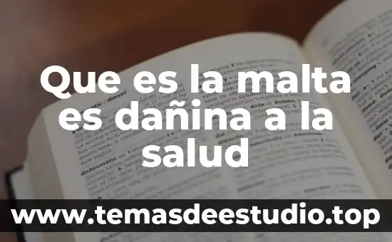 Que es las teorias del patrimonio 5 Que es la malta es dañina a la salud