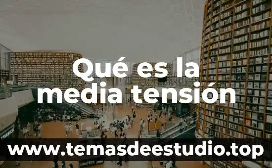 Que es a media carta 4 Qu茅 es la media tensi贸n